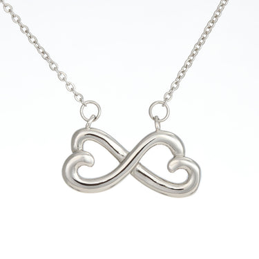 AZTeam Customized to My Bonus Daughter (from Mother in Law) Infinity Hearts Necklace, Gifts for Bonus Daughter, Daughter in Law Necklace, Daughter-in-Law Gift On Birthday, Christmas